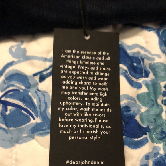 NWT American Classic Dear John Vetro Jegging Style Button/Zip Closure Dark Wash - Picture 11 of 11